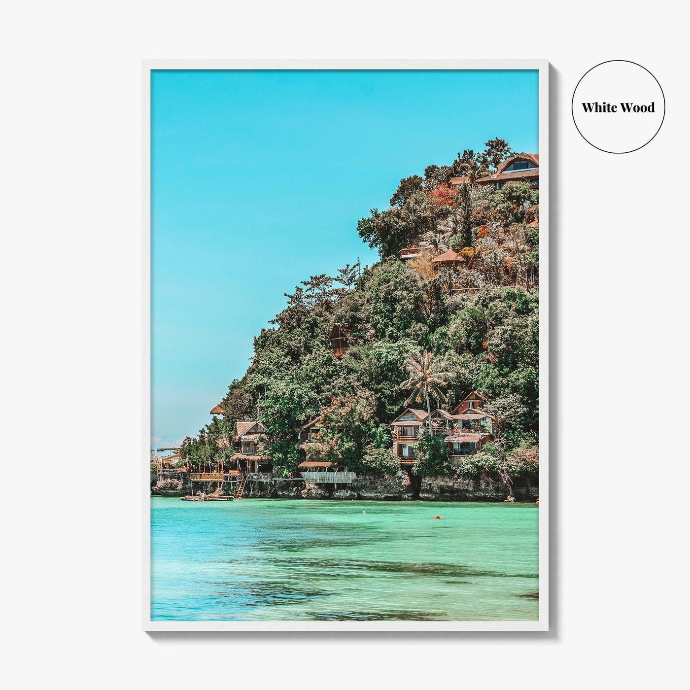 Boracay Fine Art Photo Print, Aklan Philippines Wall Poster, Turquoise Lagoon