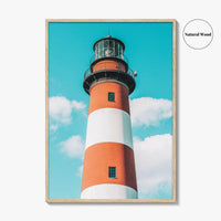 Chincoteague Island Fine Art Photo Print, Assateague Lighthouse, Virginia USA, Photo Poster