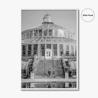 Botanisk Have Black and White Fine Art Photo Print, Copenhagen Botanical Garden Denmark Poster