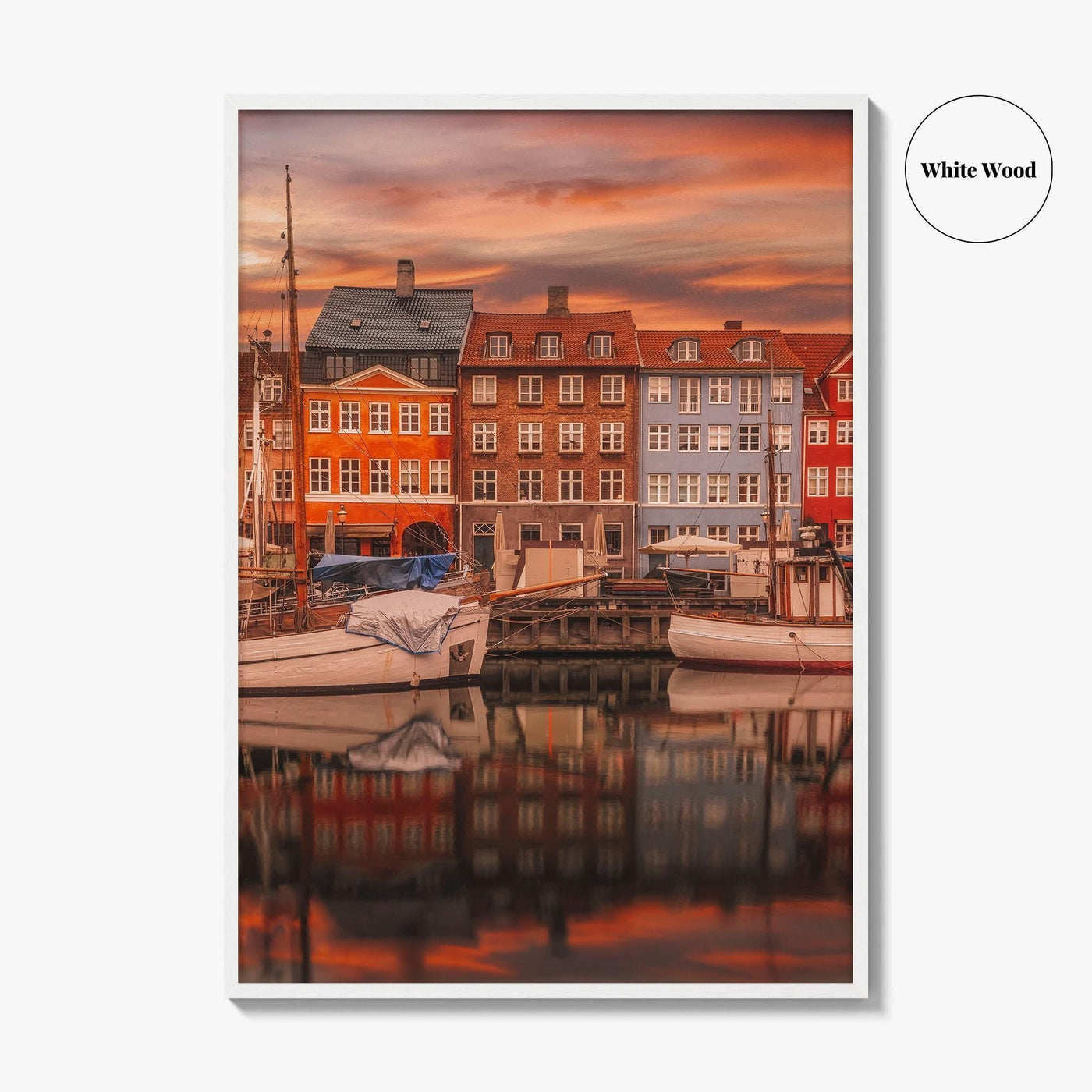 Copenhagen Fine Art Photo Print, Nyhavn, København, Denmark Wall Poster