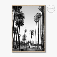 Los Angeles Skyline Black and White Fine Art Photo Print, Downtown, LA, California, USA