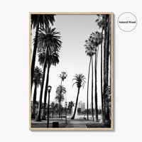 Los Angeles Skyline Black and White Fine Art Photo Print, Downtown, LA, California, USA