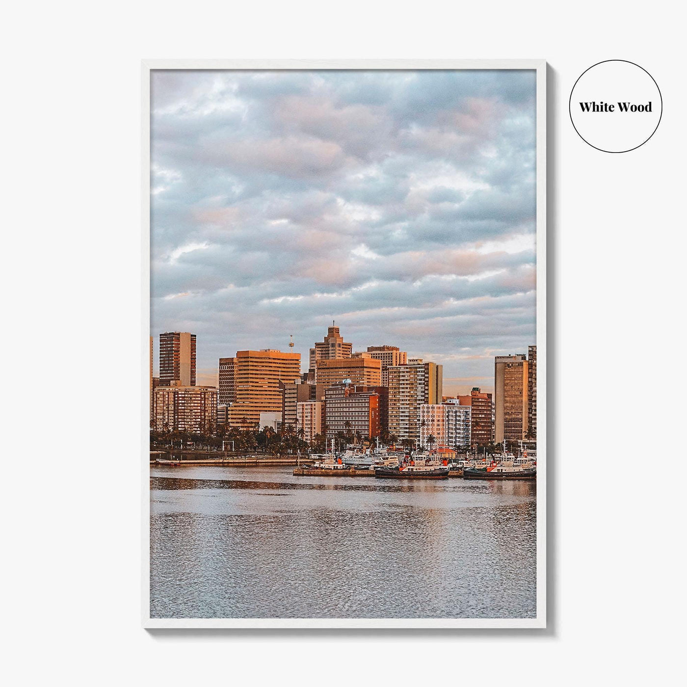 Durban Fine Art Photo Print, Seaport Harbour View, KwaZulu-Natal South Africa Poster