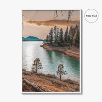 Lake Davis Fine Art Photo Print, Portola California, Sierra Nevada Wall Poster