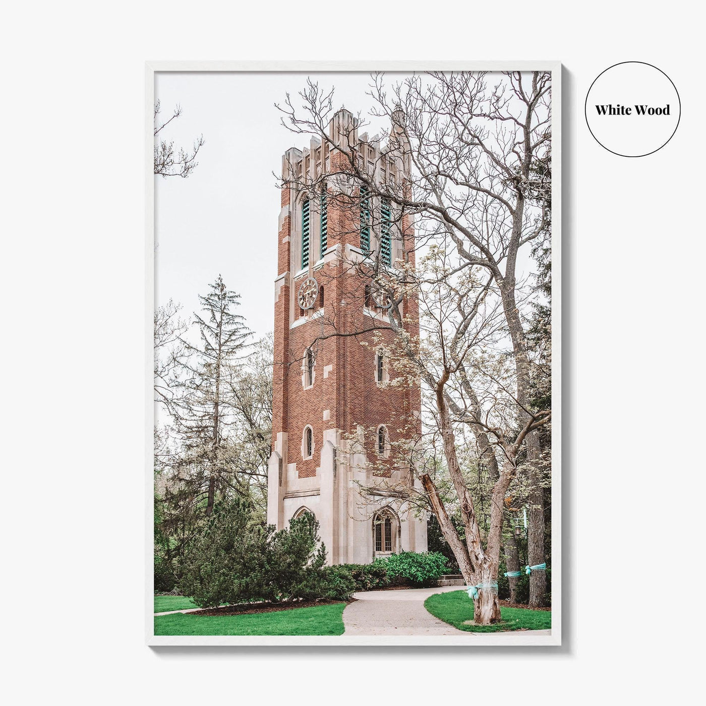 East Lansing Michigan Fine Art Photo Print, Beaumont Tower, Michigan State University, Poster