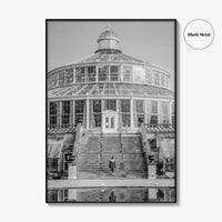Botanisk Have Black and White Fine Art Photo Print, Copenhagen Botanical Garden Denmark Poster