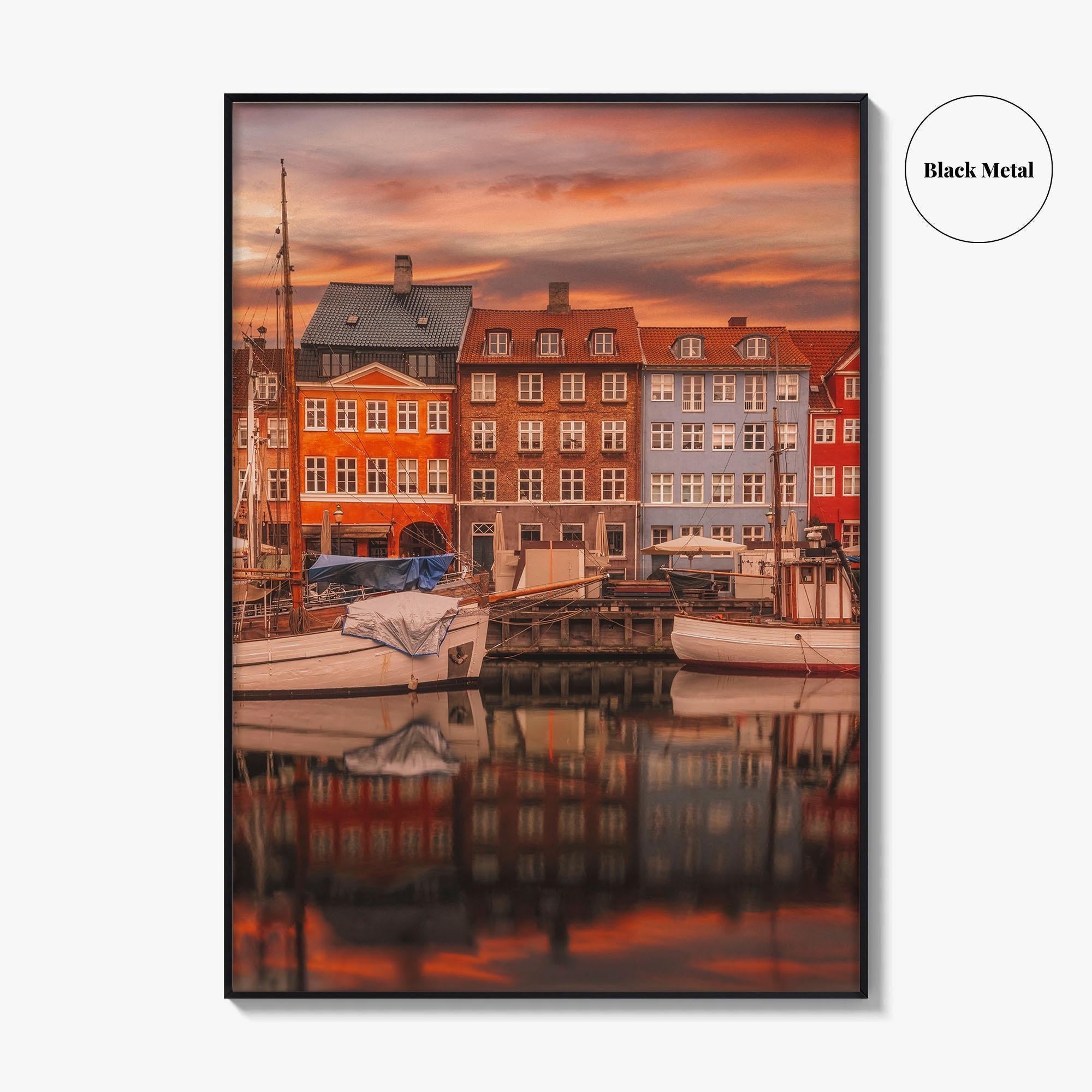 Copenhagen Fine Art Photo Print, Nyhavn, København, Denmark Wall Poster