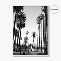Los Angeles Skyline Black and White Fine Art Photo Print, Downtown, LA, California, USA