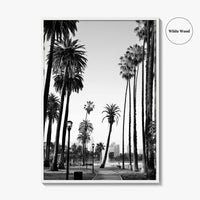 Los Angeles Skyline Black and White Fine Art Photo Print, Downtown, LA, California, USA
