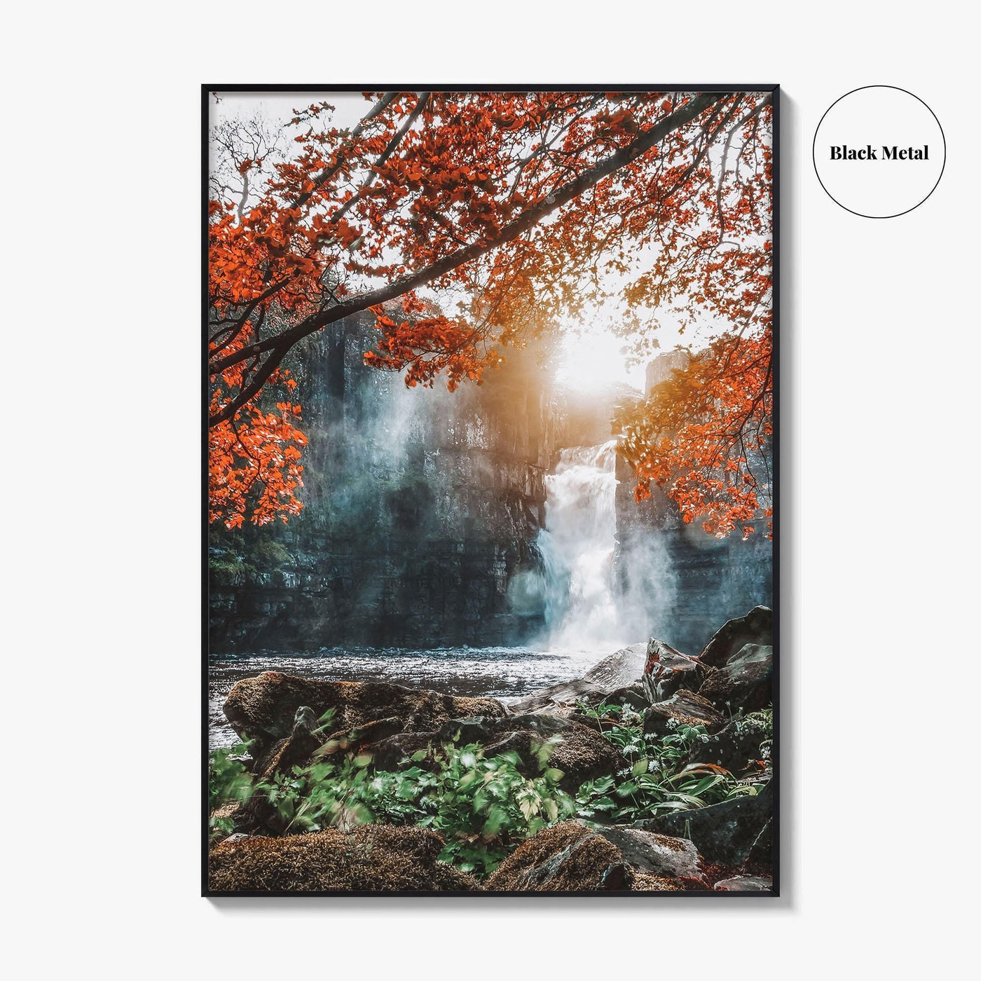 Durham England Fine Art Photo Print, High Force Waterfall, River Tees UK Poster
