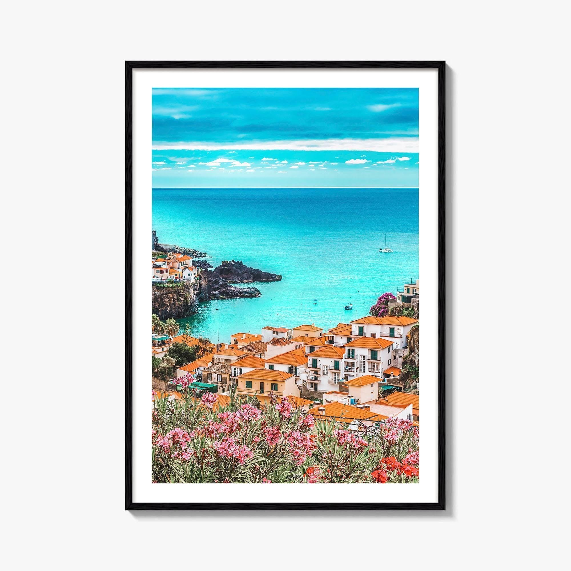 Camara de Lobos Fine Art Photo Print, Madeira, Portugal, Panoramic Wall Decor Poster