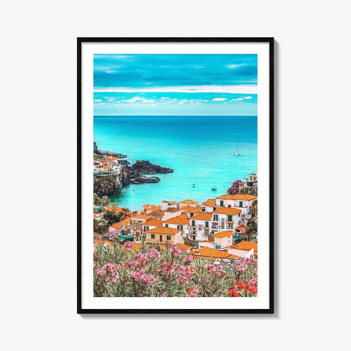 Camara de Lobos Fine Art Photo Print, Madeira, Portugal, Panoramic Wall Decor Poster