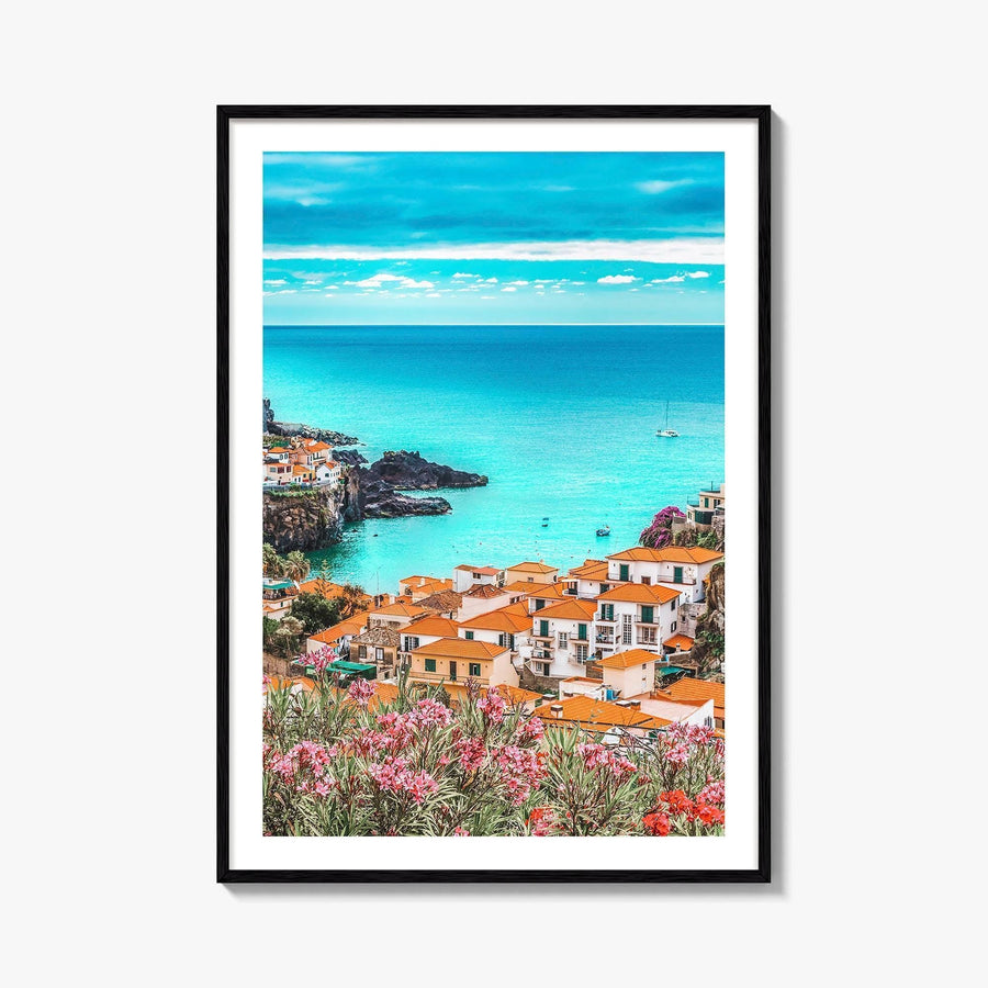 Camara de Lobos Fine Art Photo Print, Madeira, Portugal, Panoramic Wall Decor Poster