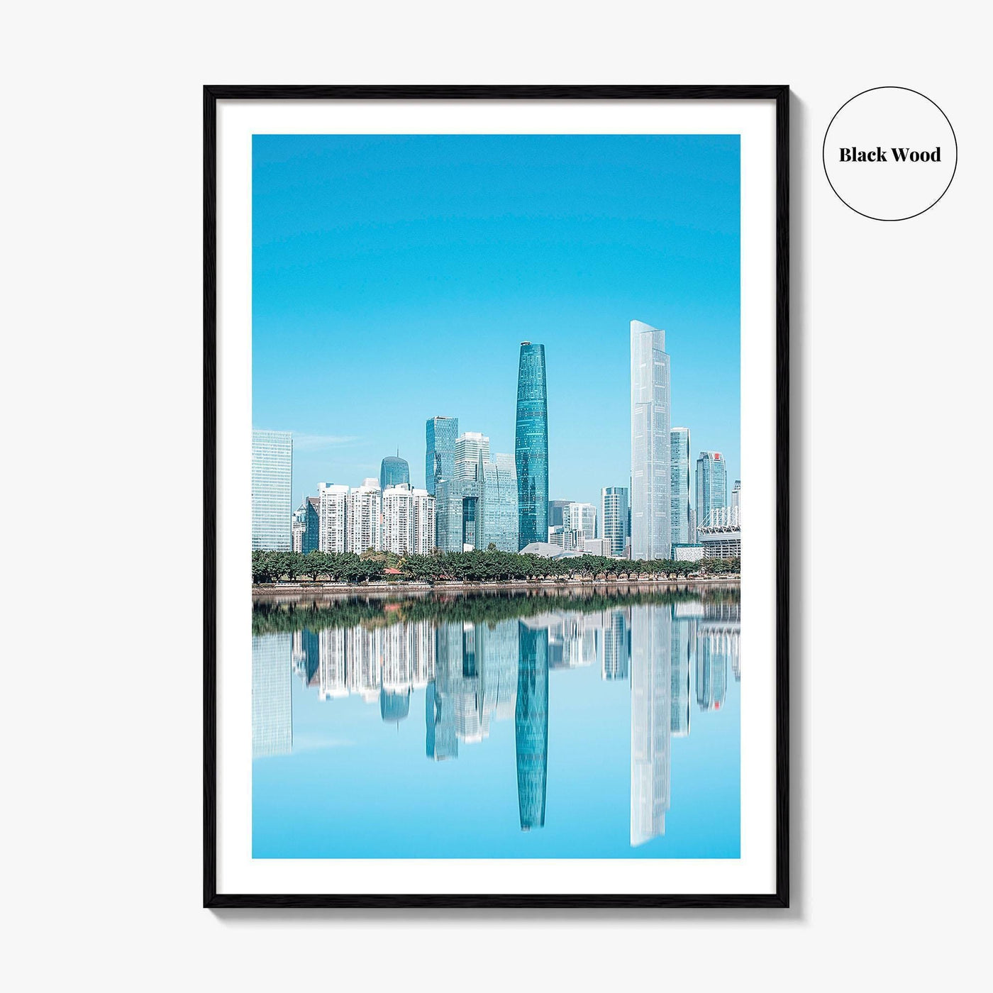 Guangzhou Fine Art Photo Print, China City Architecture, Guangdong, Canton Wall Decor Poster