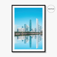 Guangzhou Fine Art Photo Print, China City Architecture, Guangdong, Canton Wall Decor Poster