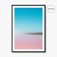 Hutt Lagoon Pink Lake Fine Art Photo Print, Port Gregory, WA, Australia Wall Poster