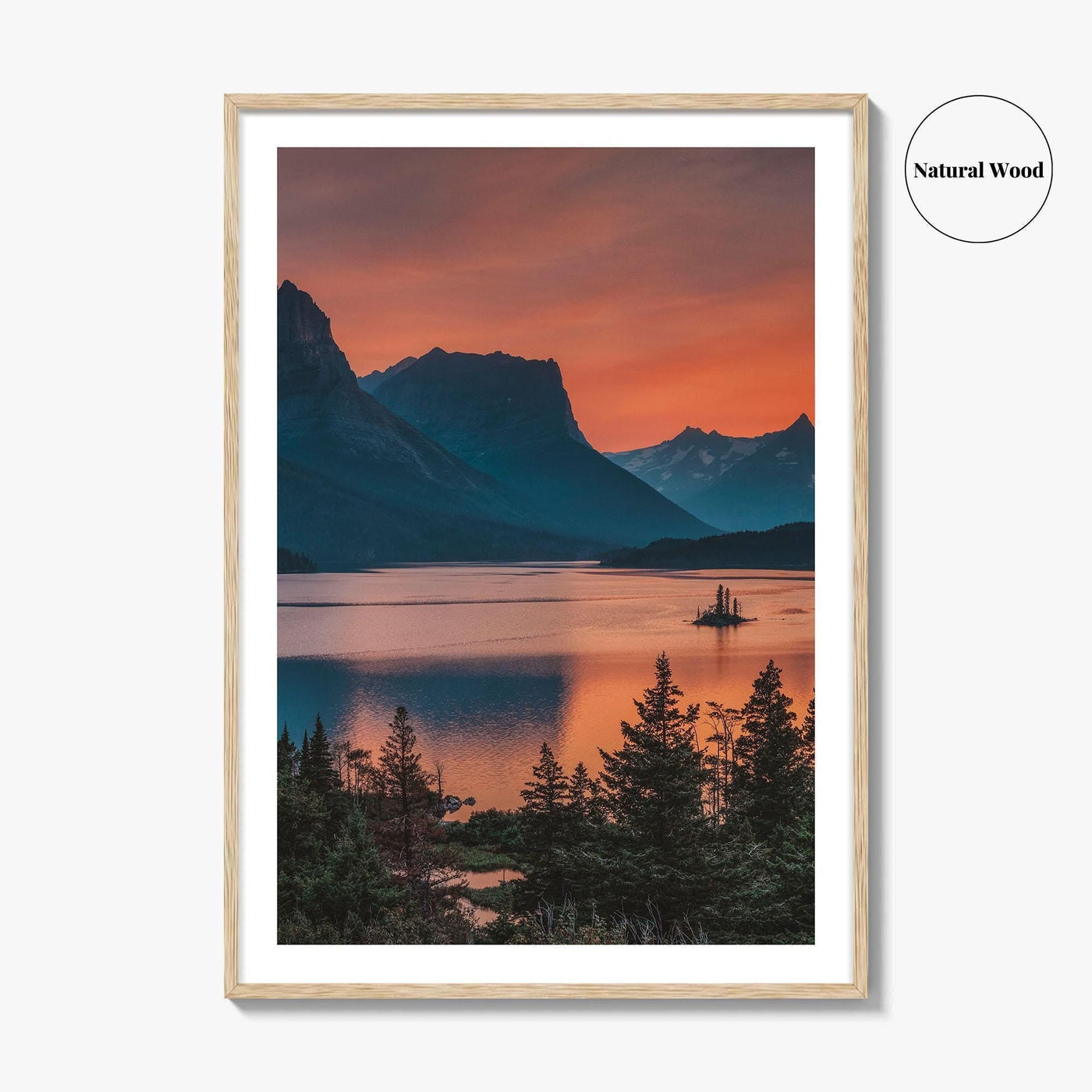 Glacier National Park Fine Art Photo Print, St Mary Lake, Montana, Wall Art