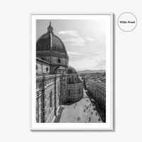 Florence Black and White Fine Art Photo Print, Duomo Santa Maria del Fiore Poster