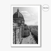 Florence Black and White Fine Art Photo Print, Duomo Santa Maria del Fiore Poster