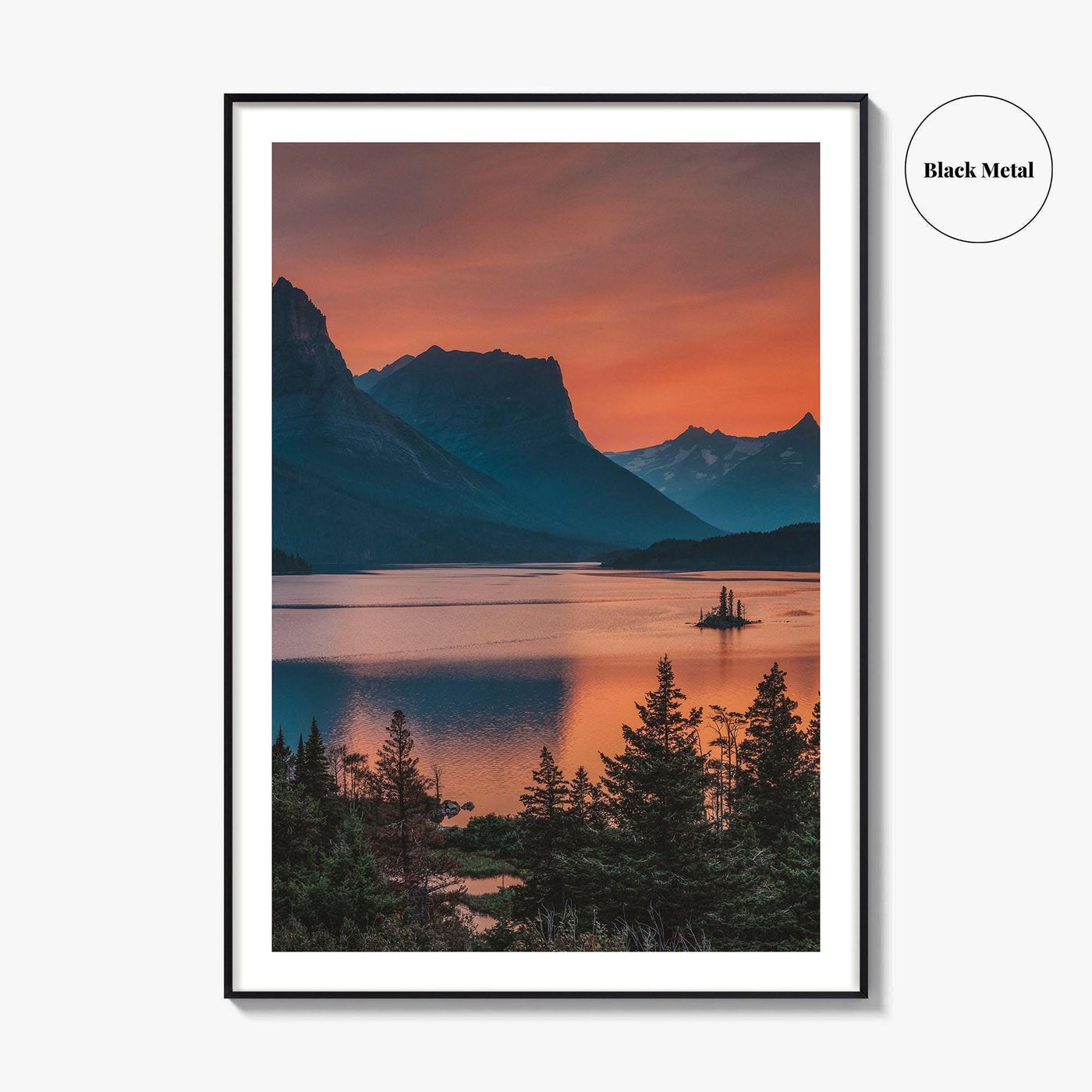 Glacier National Park Fine Art Photo Print, St Mary Lake, Montana, Wall Art