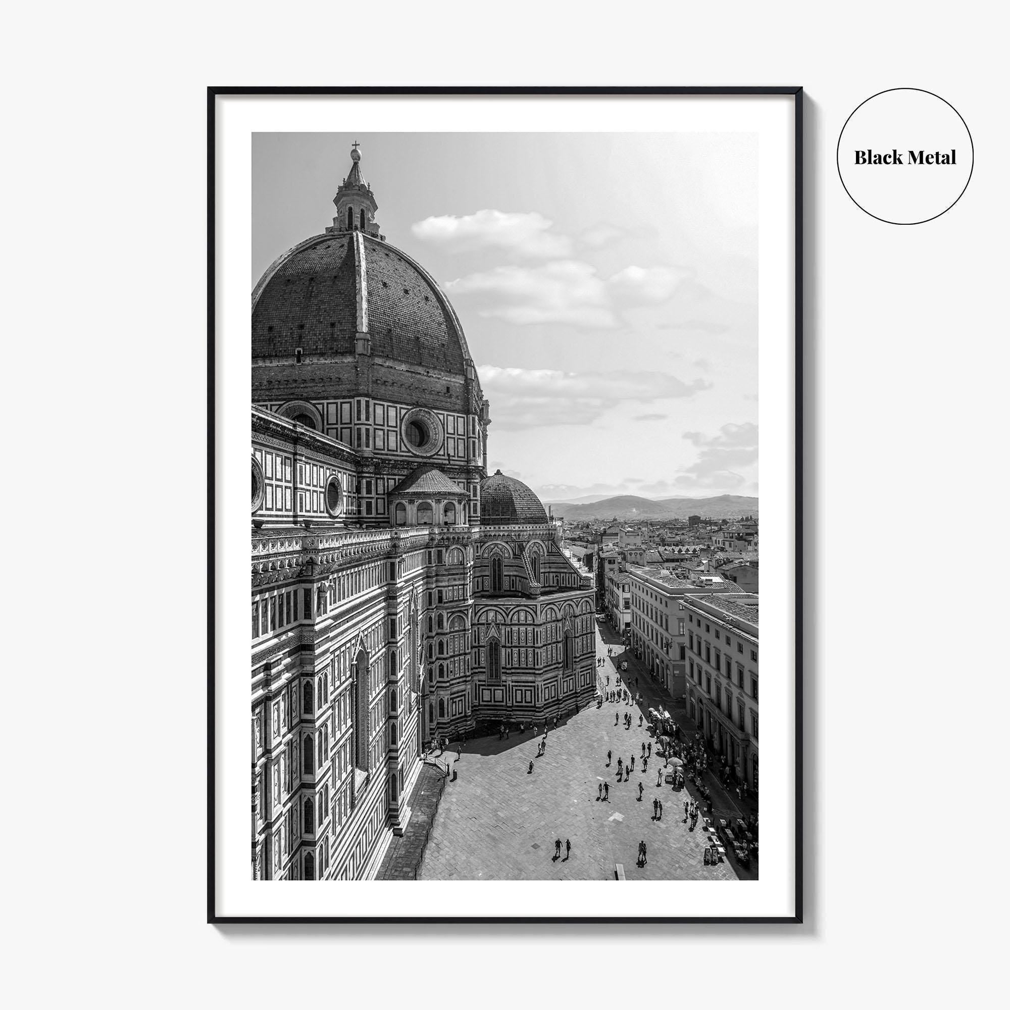 Florence Black and White Fine Art Photo Print, Duomo Santa Maria del Fiore Poster