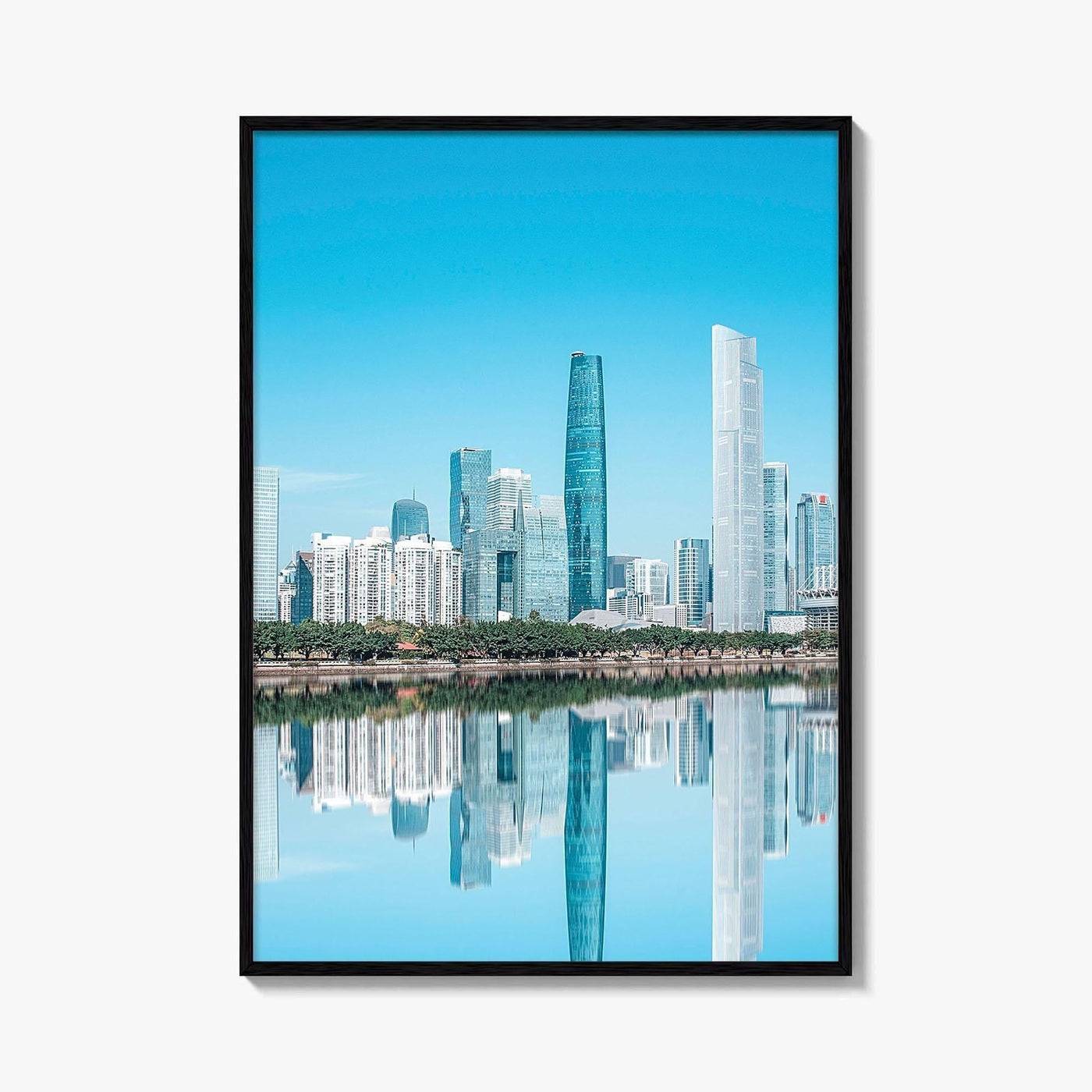 Guangzhou Fine Art Photo Print, China City Architecture, Guangdong, Canton Wall Decor Poster