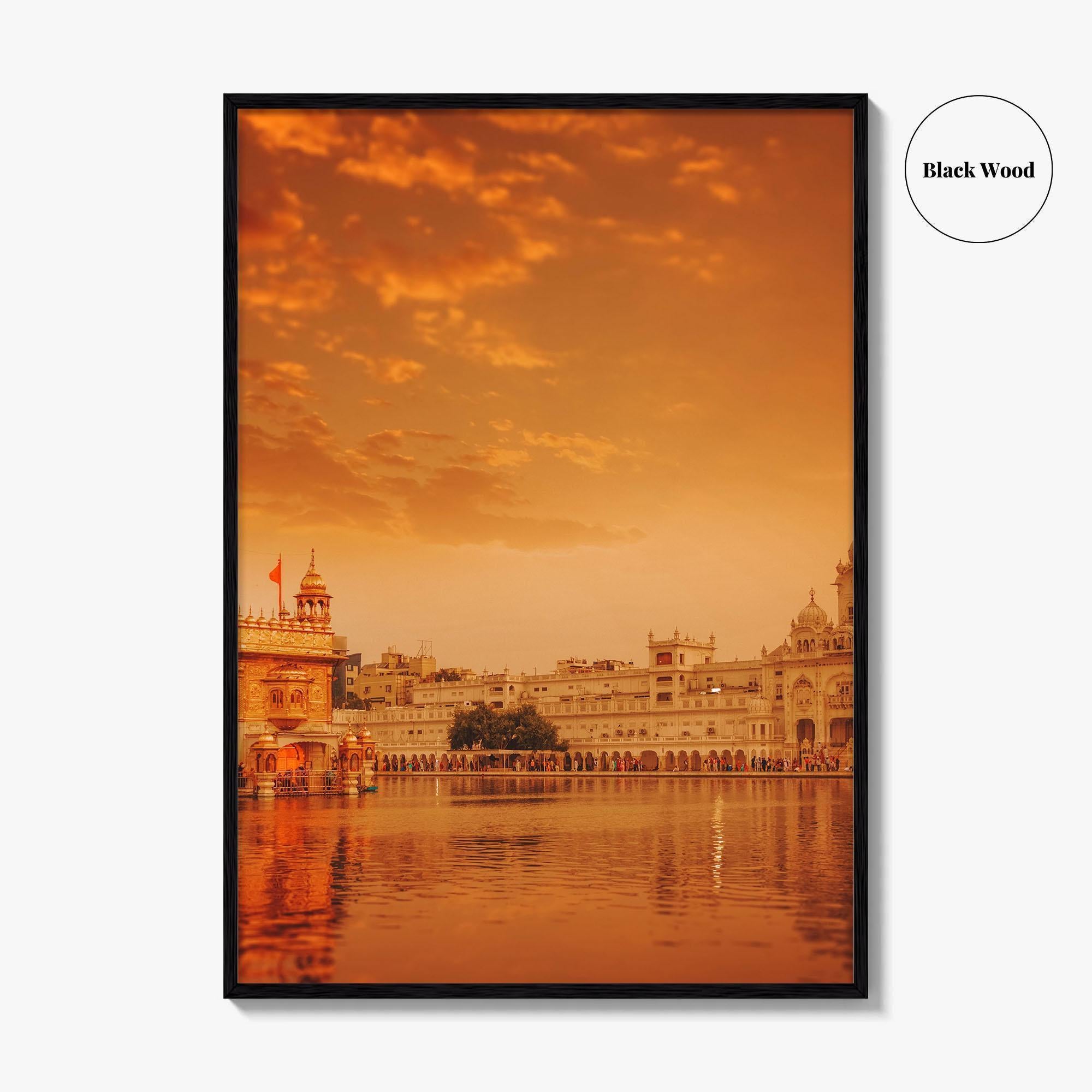 Golden Temple Amritsar Fine Art Photo Print, Harmandir Sahib, Punjab India Poster