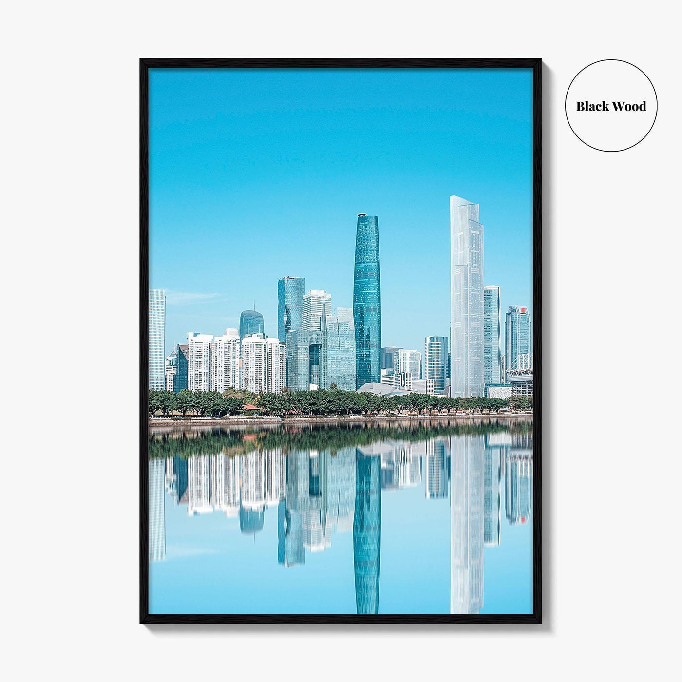 Guangzhou Fine Art Photo Print, China City Architecture, Guangdong, Canton Wall Decor Poster