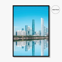 Guangzhou Fine Art Photo Print, China City Architecture, Guangdong, Canton Wall Decor Poster