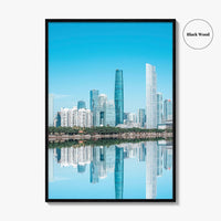 Guangzhou Fine Art Photo Print, China City Architecture, Guangdong, Canton Wall Decor Poster