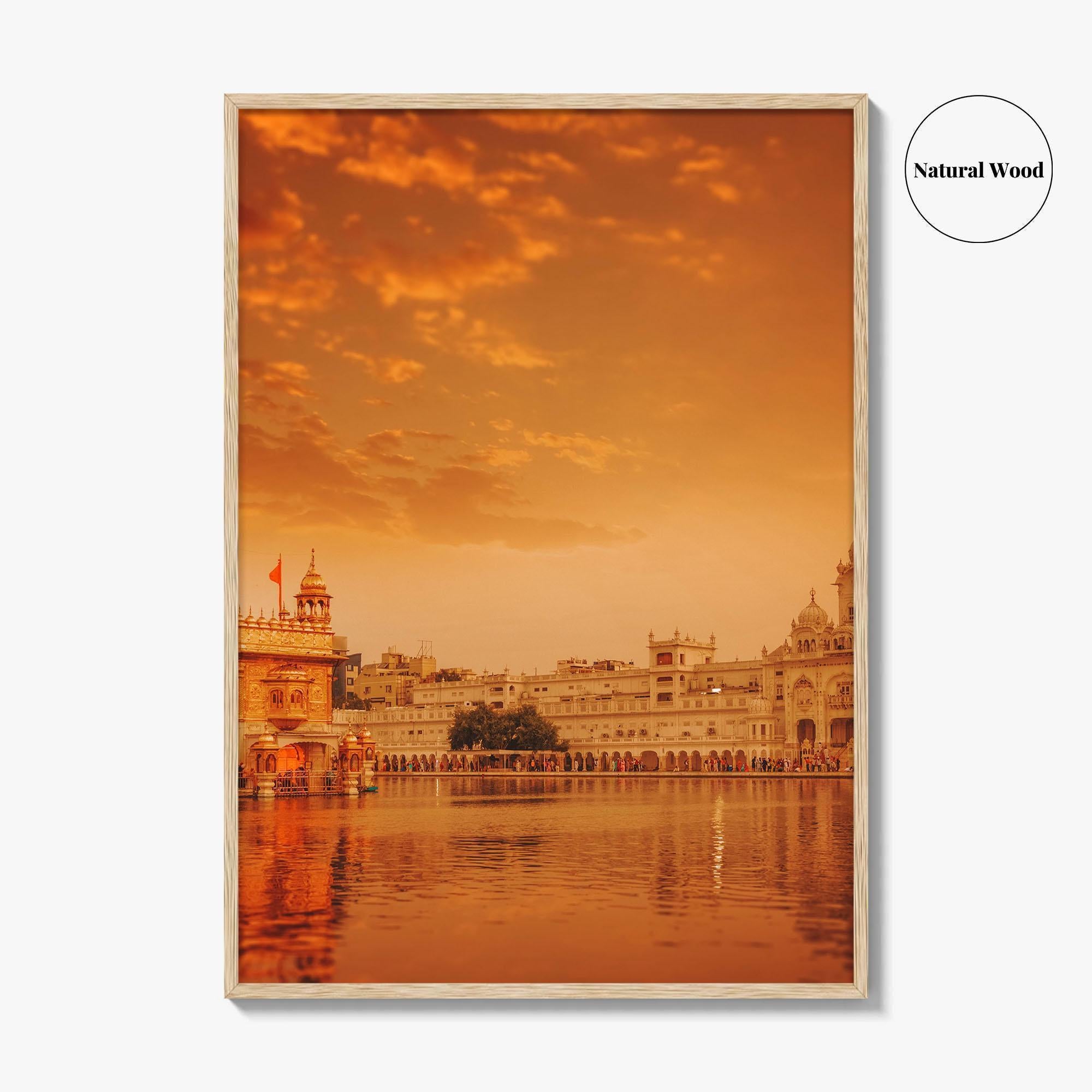 Golden Temple Amritsar Fine Art Photo Print, Harmandir Sahib, Punjab India Poster