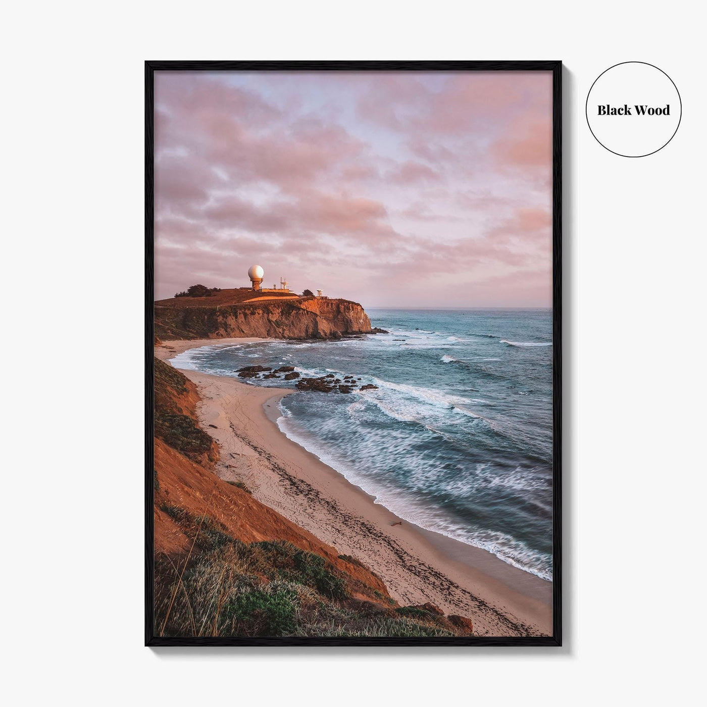 Half Moon Bay Fine Art Photo Print, Mavericks Beach, California Wall Decor Poster