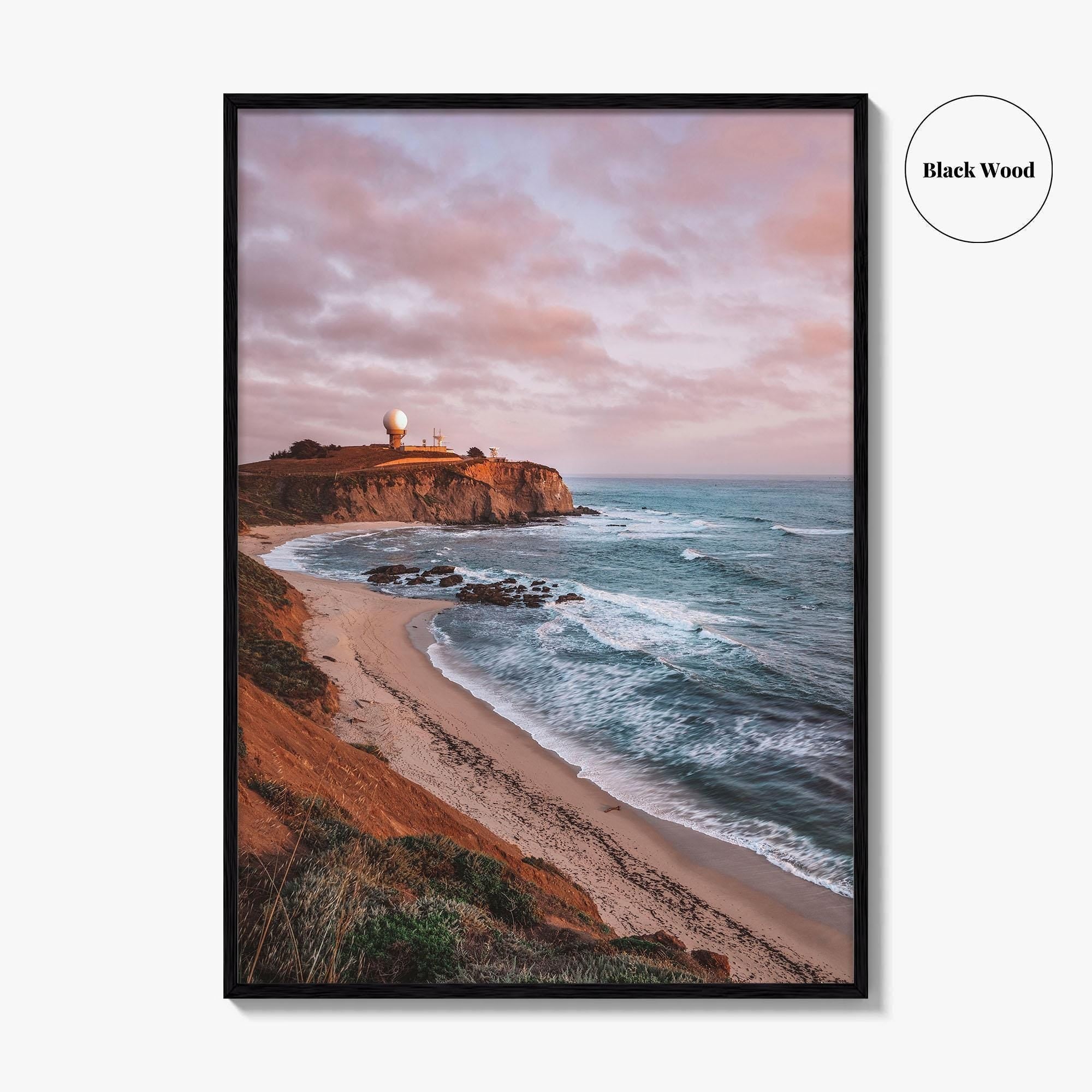 Half Moon Bay Fine Art Photo Print, Mavericks Beach, California Wall Decor Poster