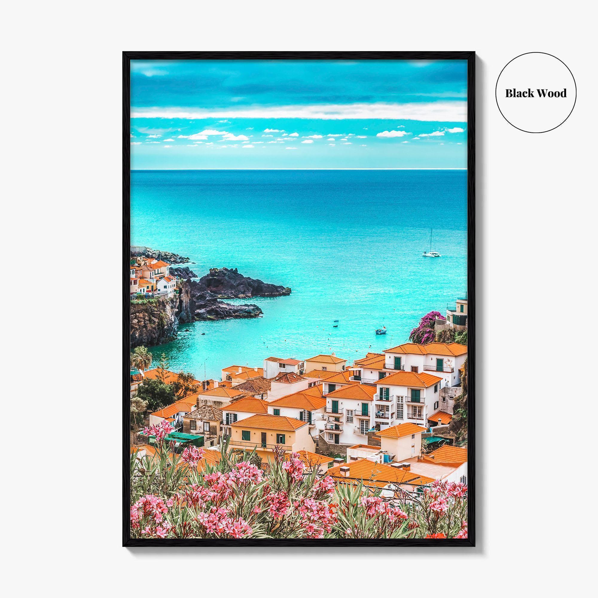 Camara de Lobos Fine Art Photo Print, Madeira, Portugal, Panoramic Wall Decor Poster