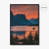 Glacier National Park Fine Art Photo Print, St Mary Lake, Montana, Wall Art