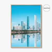 Guangzhou Fine Art Photo Print, China City Architecture, Guangdong, Canton Wall Decor Poster