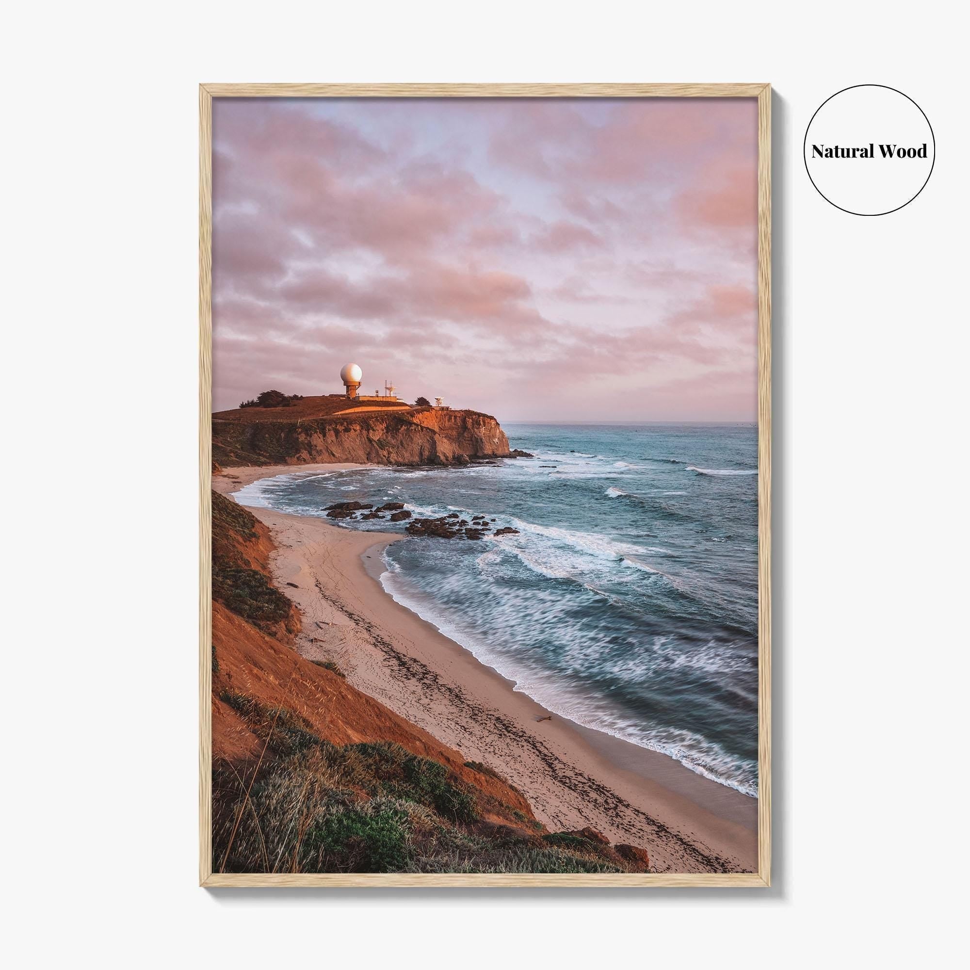 Half Moon Bay Fine Art Photo Print, Mavericks Beach, California Wall Decor Poster
