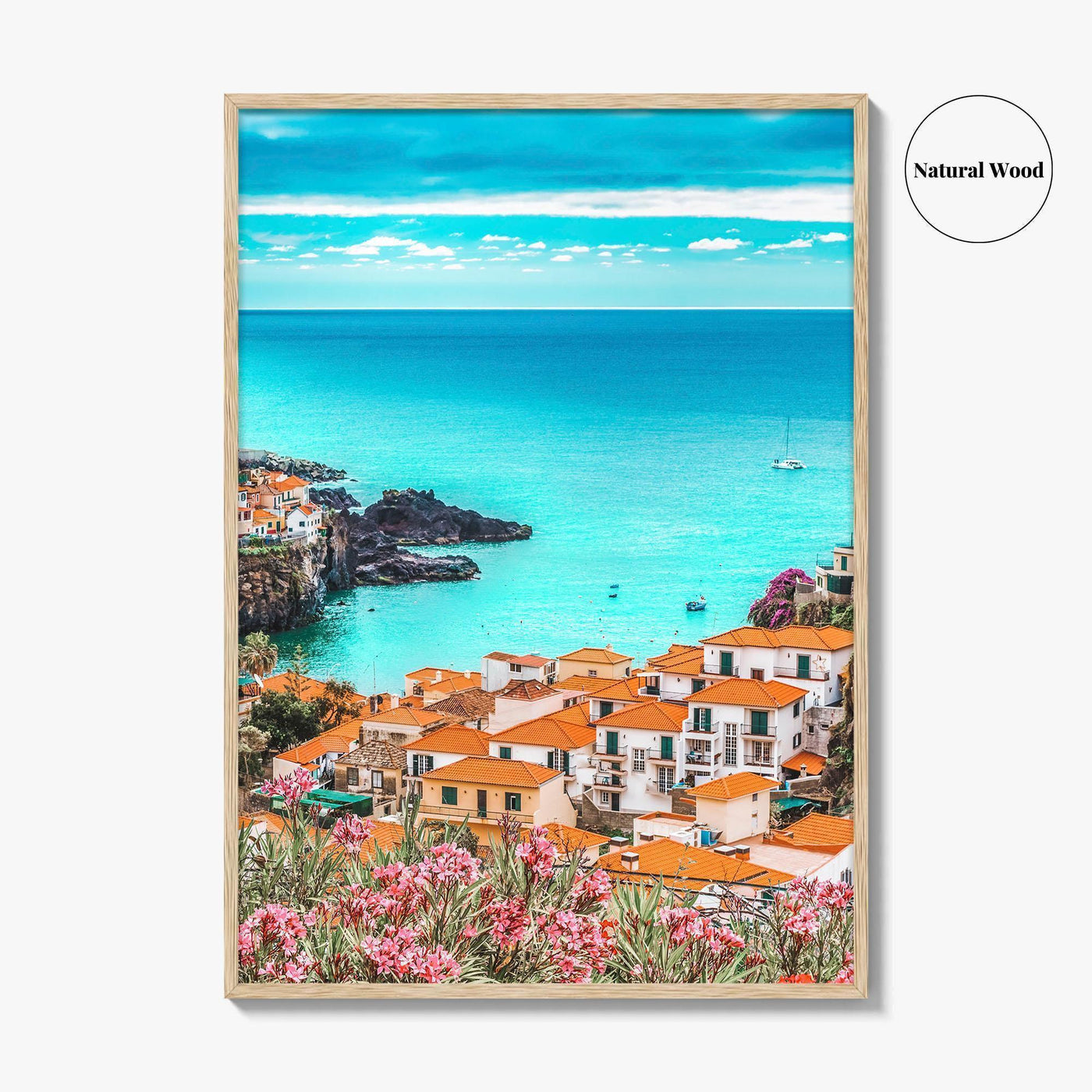 Camara de Lobos Fine Art Photo Print, Madeira, Portugal, Panoramic Wall Decor Poster
