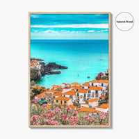 Camara de Lobos Fine Art Photo Print, Madeira, Portugal, Panoramic Wall Decor Poster