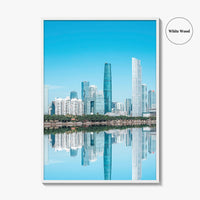 Guangzhou Fine Art Photo Print, China City Architecture, Guangdong, Canton Wall Decor Poster