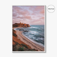 Half Moon Bay Fine Art Photo Print, Mavericks Beach, California Wall Decor Poster