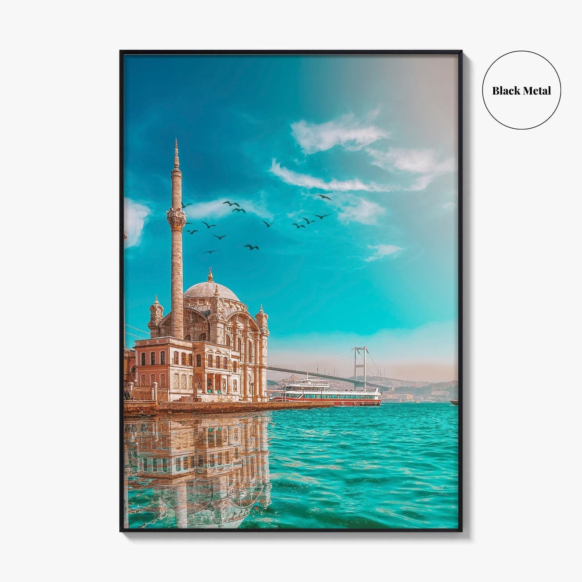 Istanbul Fine Art Photo Print, Ortakoy Mosque, Bosphorus Bridge, Turkey Photo Poster