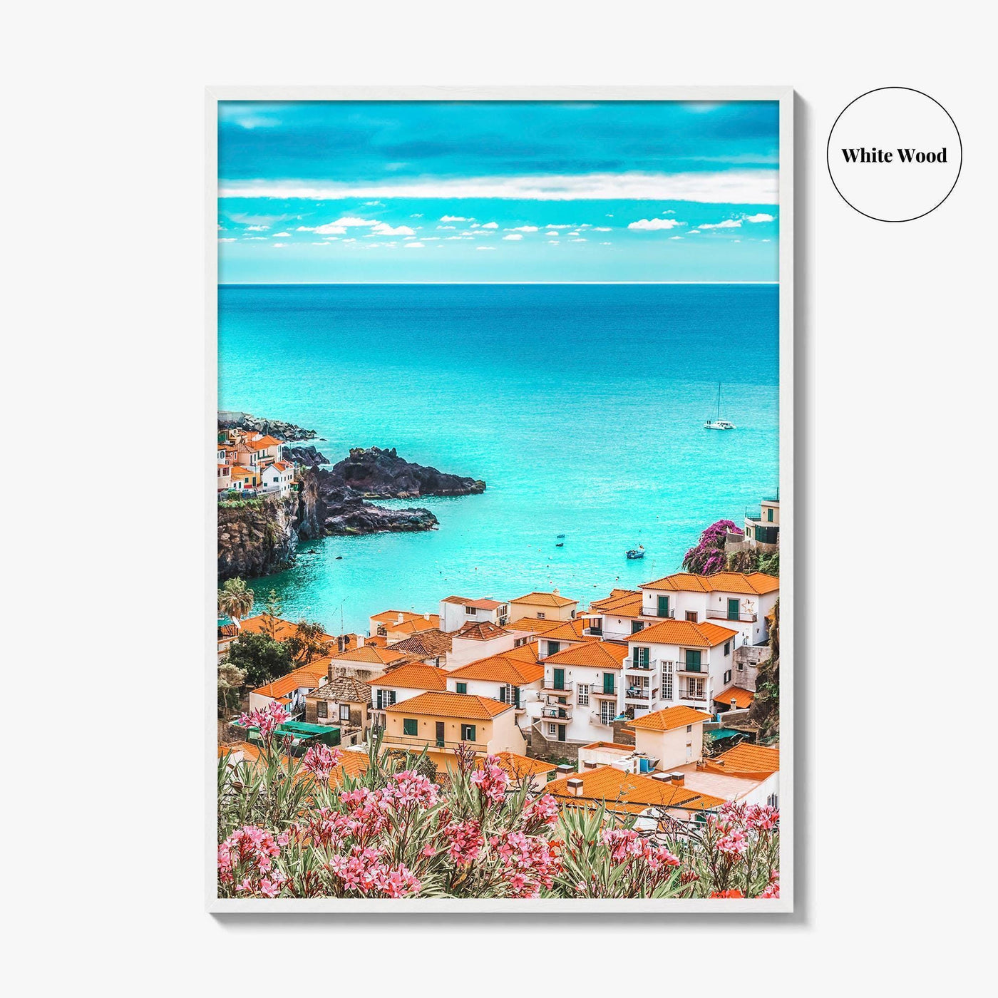 Camara de Lobos Fine Art Photo Print, Madeira, Portugal, Panoramic Wall Decor Poster