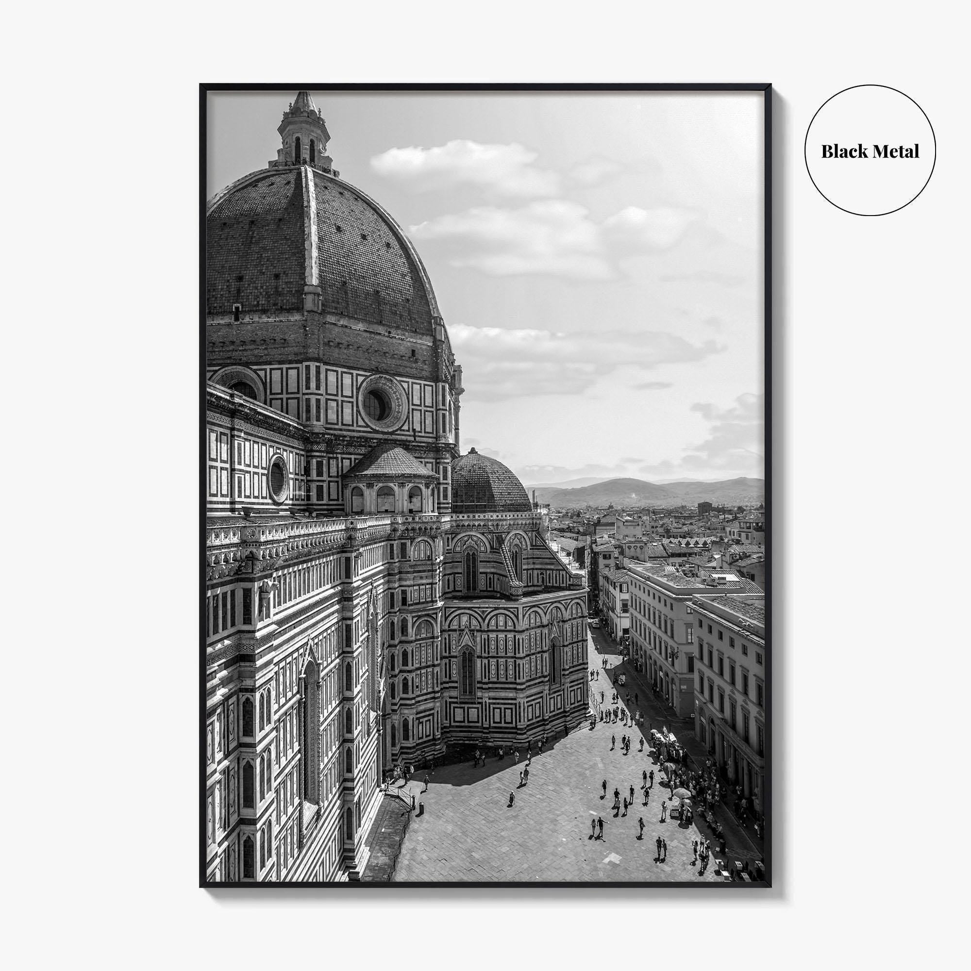 Florence Black and White Fine Art Photo Print, Duomo Santa Maria del Fiore Poster