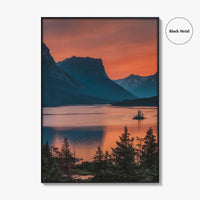 Glacier National Park Fine Art Photo Print, St Mary Lake, Montana, Wall Art
