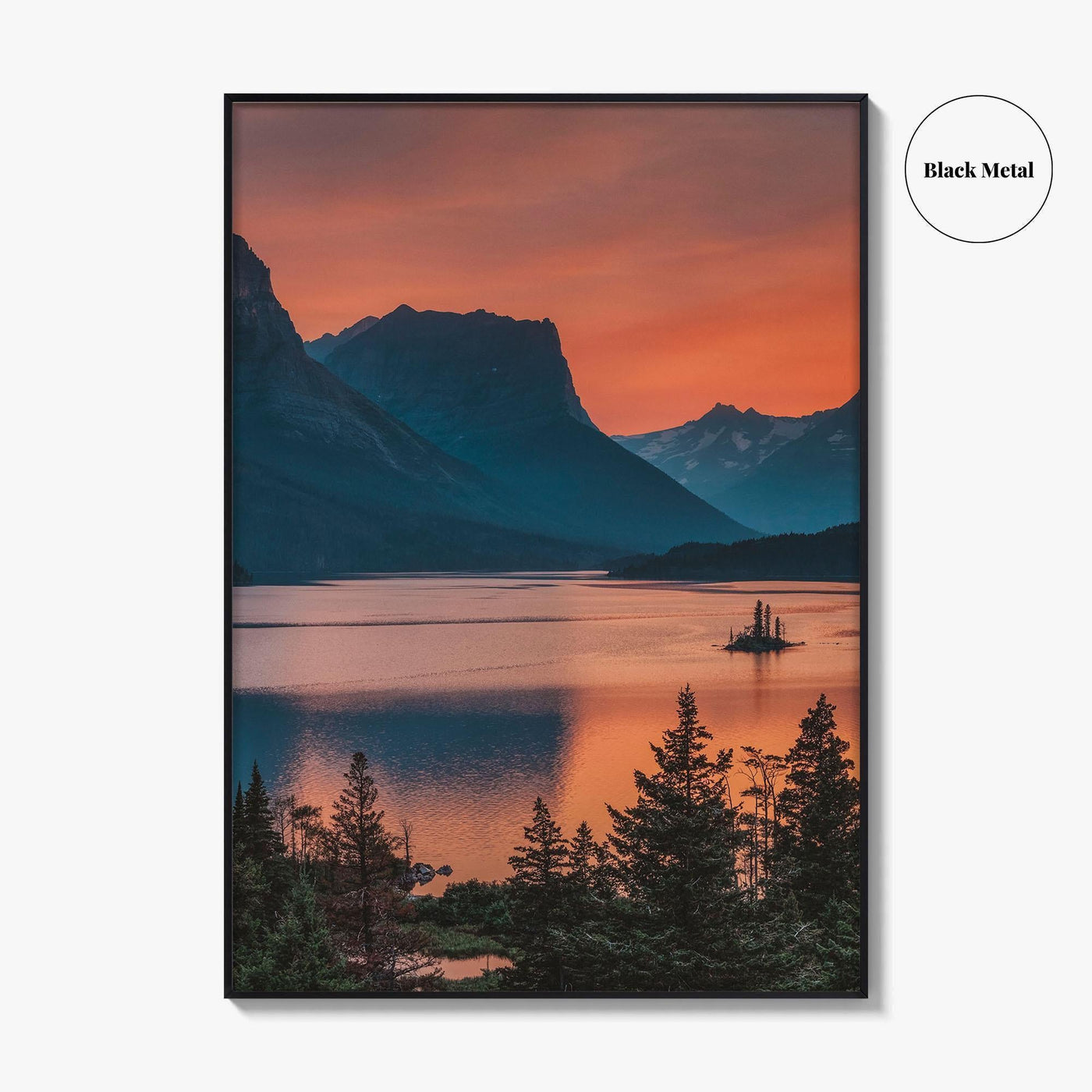Glacier National Park Fine Art Photo Print, St Mary Lake, Montana, Wall Art