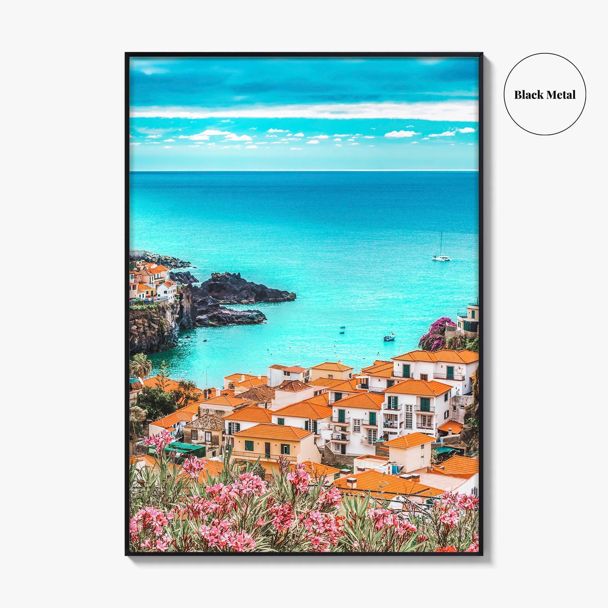 Camara de Lobos Fine Art Photo Print, Madeira, Portugal, Panoramic Wall Decor Poster