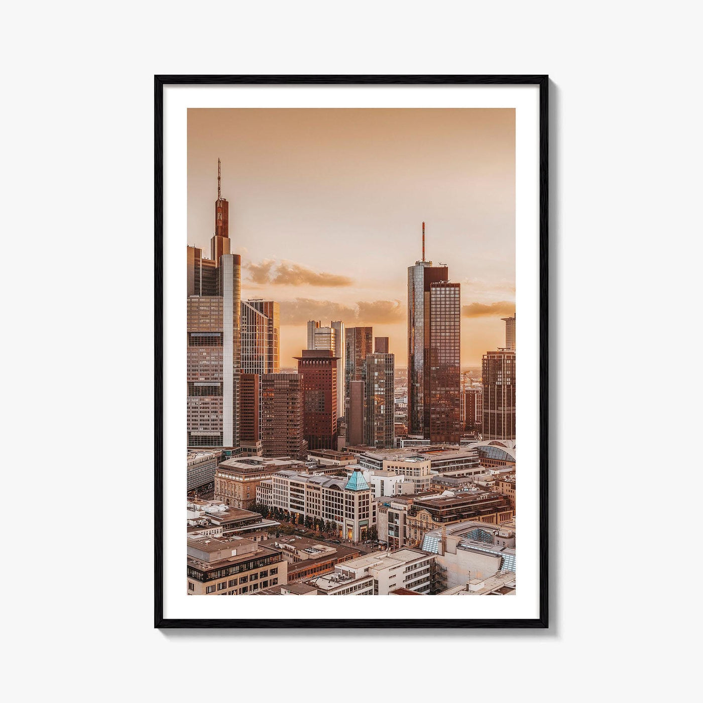 Frankfurt am Main Skyline Fine Art Photo Print, Germany Wall Decor Poster, Hesse