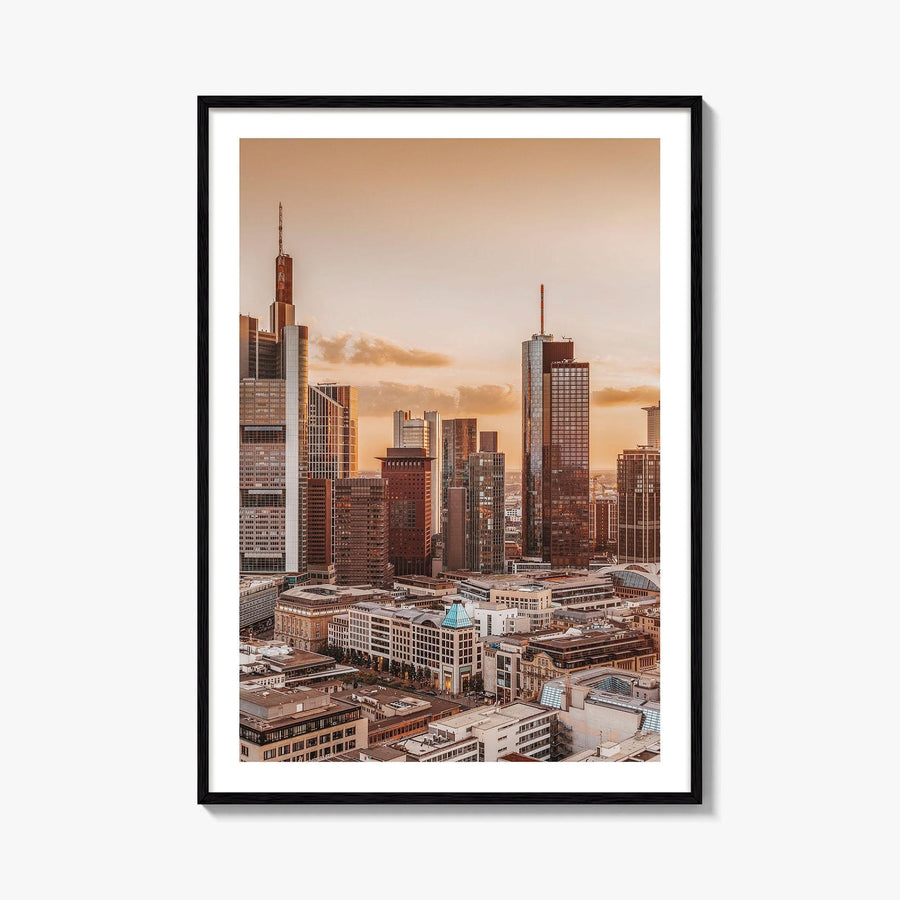 Frankfurt am Main Skyline Fine Art Photo Print, Germany Wall Decor Poster, Hesse