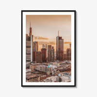 Frankfurt am Main Skyline Fine Art Photo Print, Germany Wall Decor Poster, Hesse
